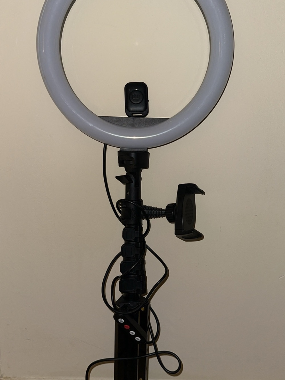 Selfie Ring Light with Adjustable Tripod Stand & Phone Holder
